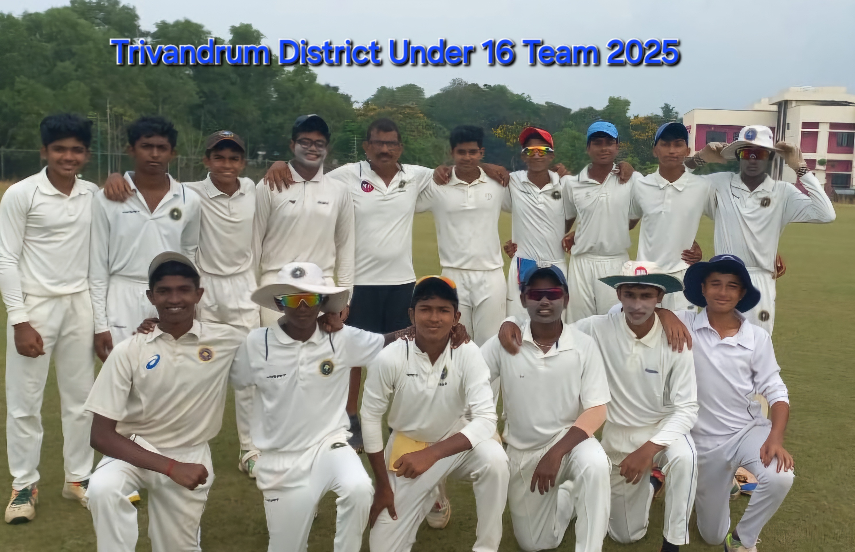 Under 16 District team Announced